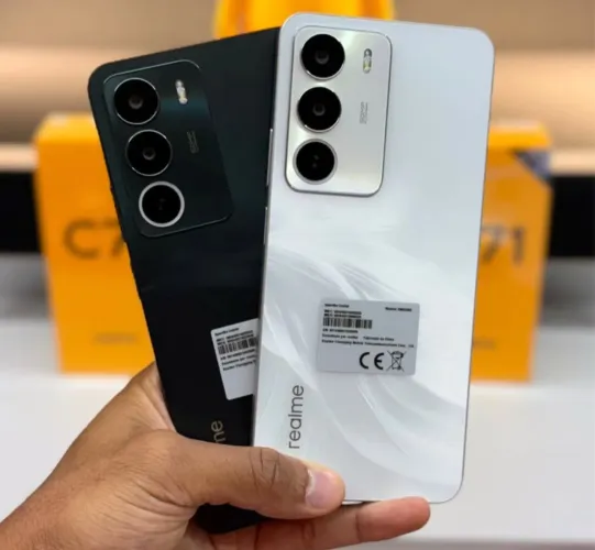 Celular Realme c71 NFC 256/08 Lacrado Entregamos Grátis Verde Branco