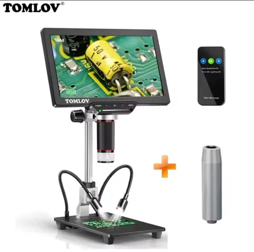 Microscópio Digital com Tela de 7 Polegadas - DM201