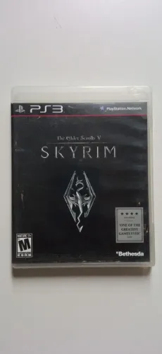 Jogo Skyrim PS3 original físico seminovo