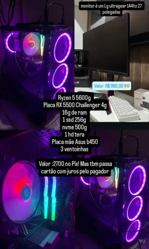 PC GAMER + MONITOR 27