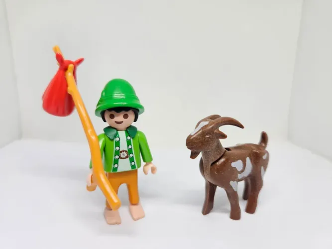 Playmobil Menino e Bode