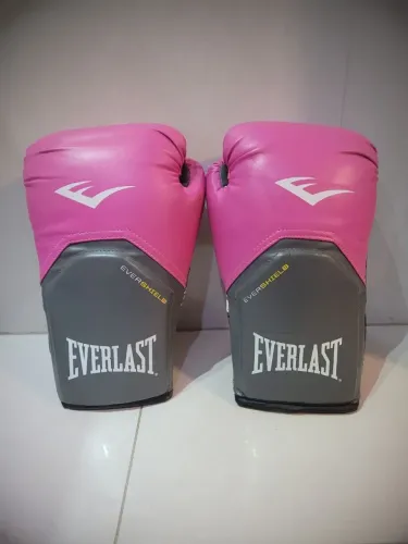 Luva de Boxe Everlast Pro Style Evershield Rosa 14 oz Original