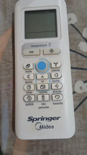 Controles de ar split springer midea