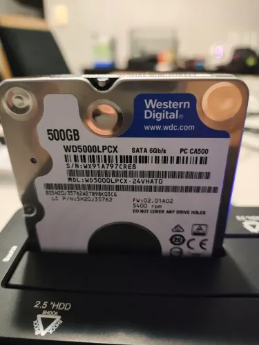 HD 500gb WD para notebook