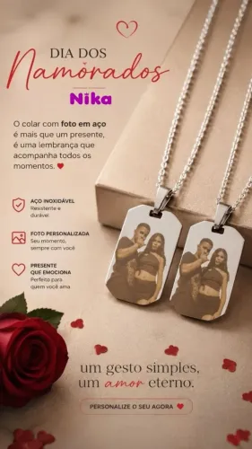 Personalizado em aço 