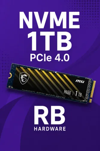 SSD NVMe 1TB MSI M450 PCIe 4.0 3500MB/s (NOVO)