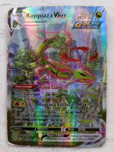 Carta Pokémon Rayquaza vmax