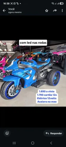 Motinha elétrica infantil 12volts