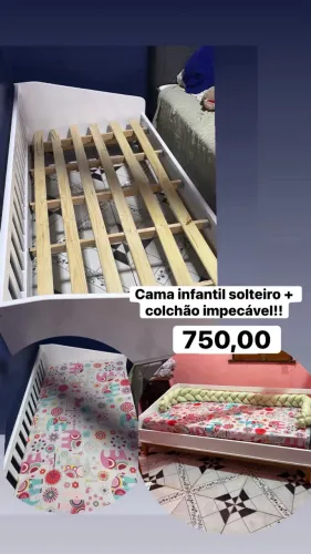 Cama infantil solteiro