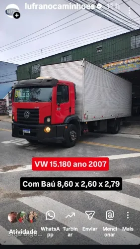 Vw 15.180 2007 impecável