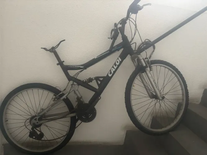 Quadro aro 26 Caloi KS  suspensão dupla todo em alumínio.