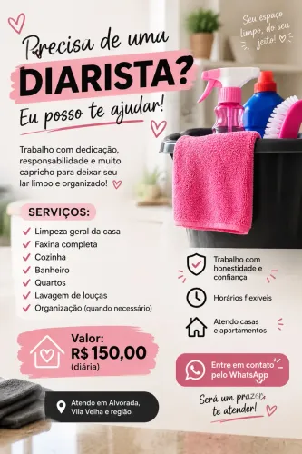 Diarista 150 Vila Velha