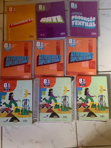 Livro escolar 8 ano do ensino fundamental SAS