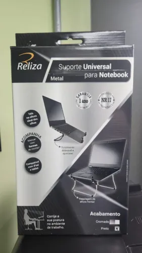 Suporte Para Notebook Ajustável Universal em Metal