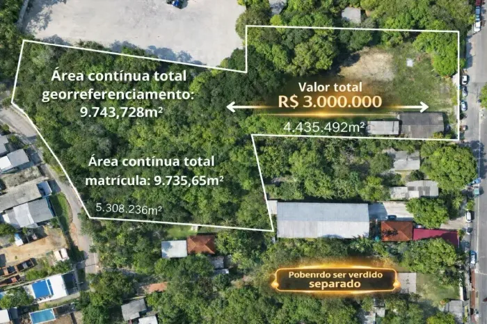 Terreno Bairro Jorge Teixeira metragem 9.735m2 - Manaus - AM