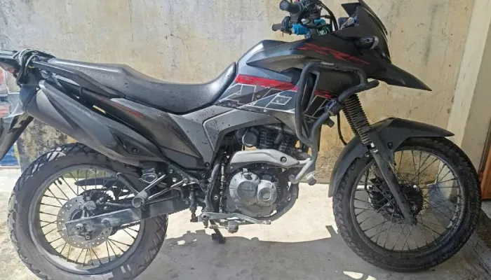 honda XRE 190 cinza fosca