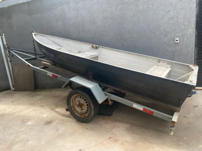 Vendo barco de alumínio