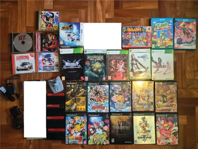Lote jogos de N64, 3DS, Xbox 360, Ps2, Dreamcast, Saturno, Master System