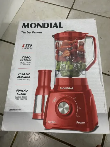 Liquidificador mondial ( nunca usado)