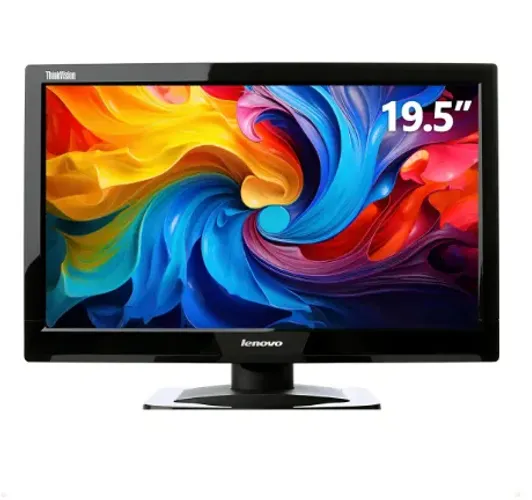 Monitor Lenovo 19.5 Thinkvision E2002ba Preto Excelente VGA + DVI MARAVILHOSO