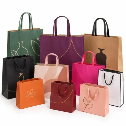 Sacolas de Papel Originais - Marcas e Tamanhos Diversos