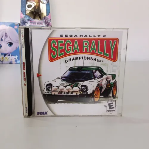 Vendo Sega Rally 2 capa e manual reparo, Jogo Original Semi novo