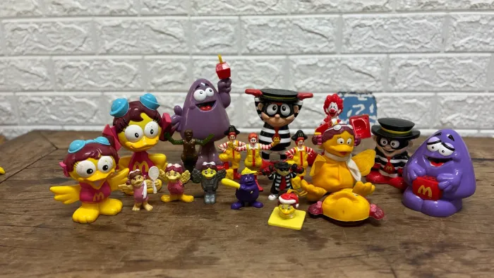 Lote De Brinquedos Antigos McDonald's - Turma Do Ronald (Anos 2000) - Raro Colecionador