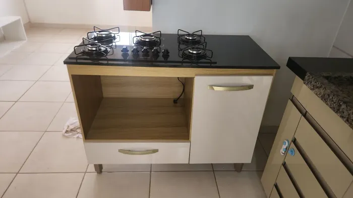 Cooktop com bancada