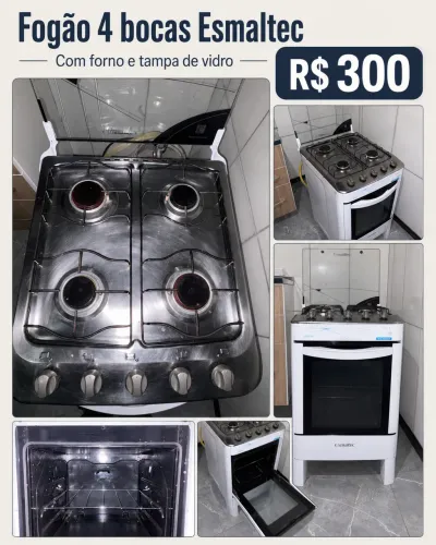 fogao com forno em excelente estado