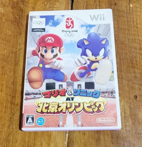 Mario & Sonic at the Beijing Olympic Original Nintendo Wii Japones CIB