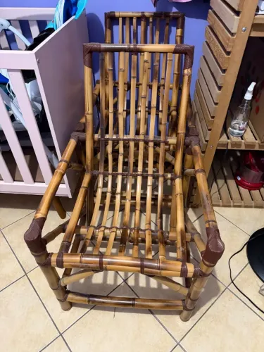 2 Poltronas de bambu