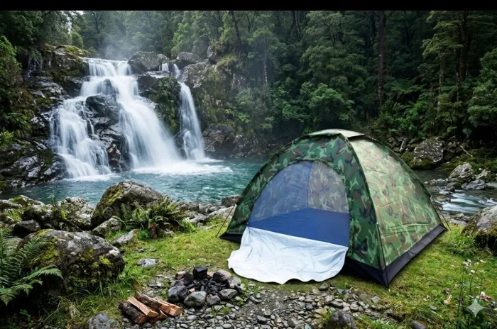 Barraca de camping 6 lugares