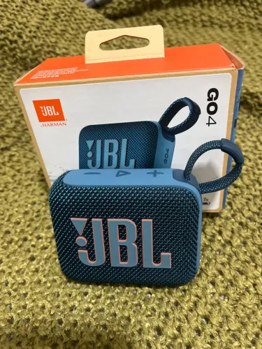Caixa De Som Jbl Go 4 Bluetooth Portátil Prova Dágua Azul