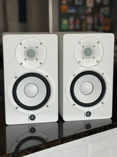Monitores Yamaha HS5 Branco (Par)
