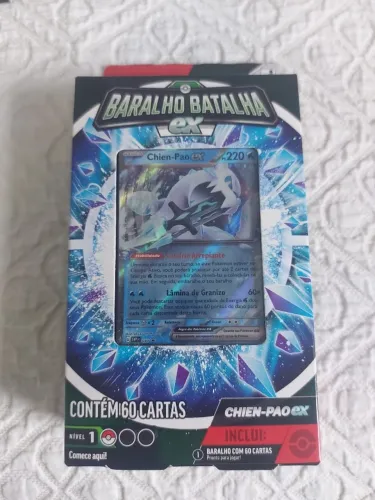 Carta Pokémon Baralho De Batalha Chien-pao Ex Para Iniciante lacrado