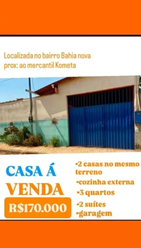 OFERTA :2 casas no mesmo terreno por 130.000