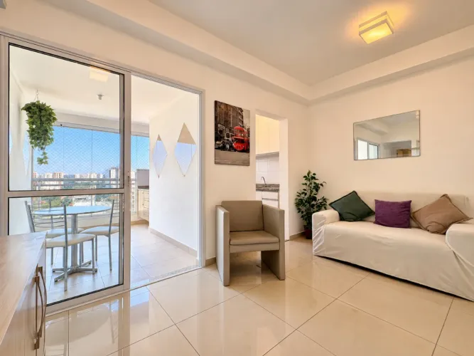 Apartamento para venda em Santo Amaro com 1 quarto, 45m²