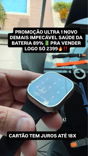 Apple Watch Ultra 1 bateria 89% novo demais 