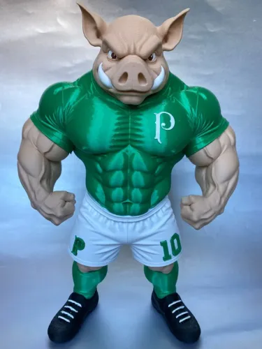 Mascote Palmeiras em 3D