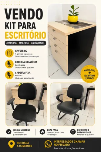 KIT ESCRITÓRIO 