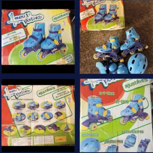 Vendo patins infantil e adulto
