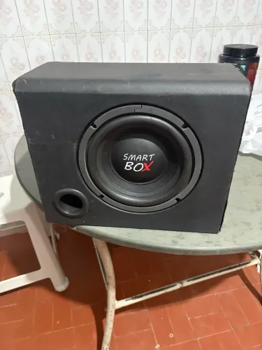 Caixa som automotivo + 2 auto falantes Bravox