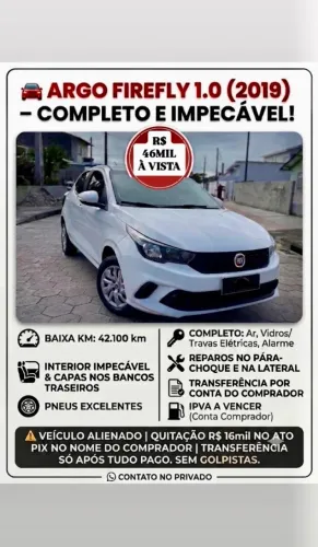 Fiat Argo 1.0 6V Flex. 2019