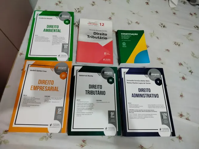 4 LIVROS DE DIREITO (JUSPOSVM) + 2 (grátis)
