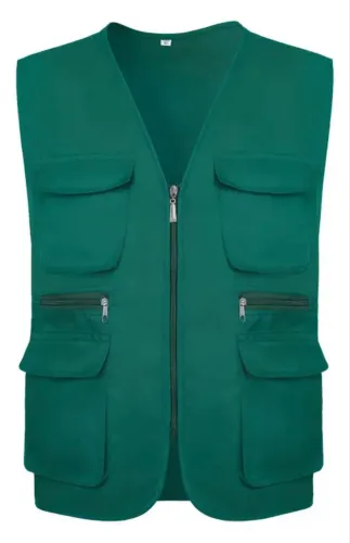 Colete Multifuncional com Múltiplos Bolsos - Verde
