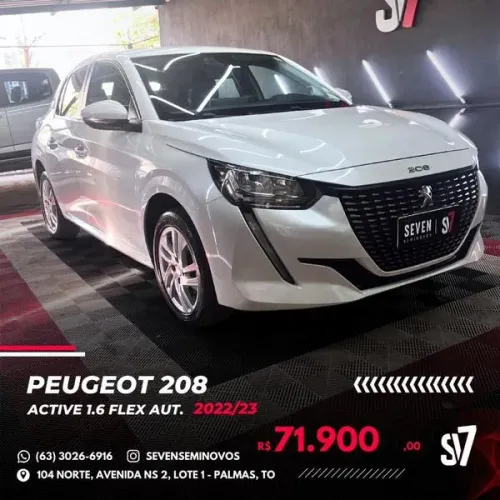 Peugeot 208 Active 1.6 Flex 16V 5P AUT 2023