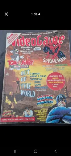 Revista VideoGame - Edição Clássica - Street Fighter II / Spider-Man / Out of This World