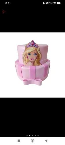 Bolo fake Barbie