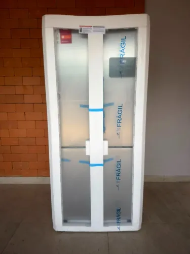 Geladeira Brastemp Frost Free, French Door, Inverter, 559 Litros, Inox 110V BRO85MK - Nova