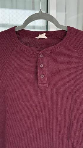 Camiseta henley thermal